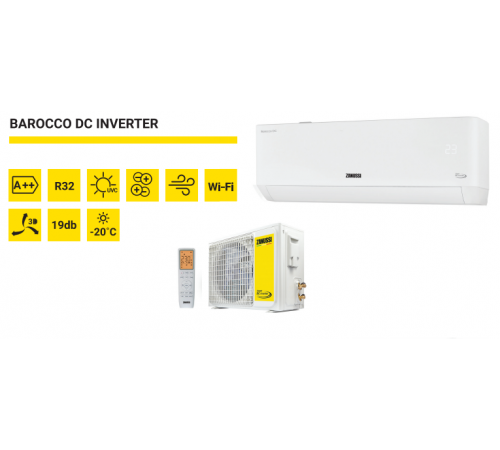 Настенный кондиционер Zanussi ZACS/I-09 HB/A22/N8